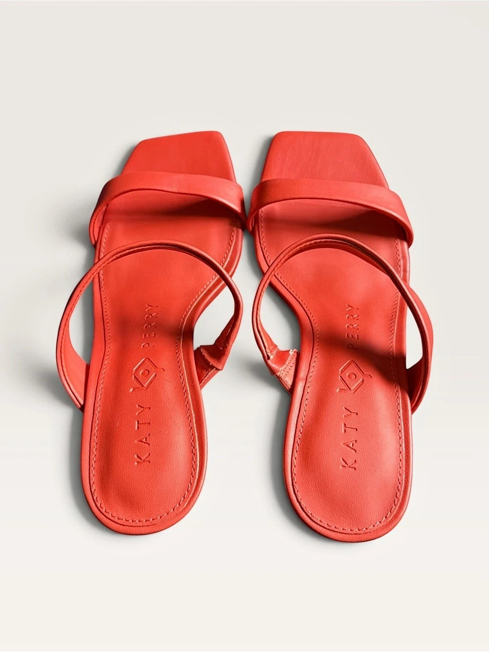KATY PERRY Collections The Maritime Two Band Sandal Shell Heels Size 8 Women NEW - Picture 4 of 9